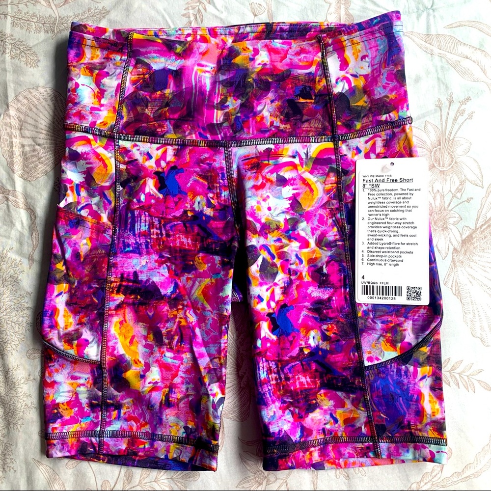 Lululemon Fast and Free Short Seawheeze 4